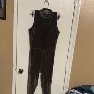 Fabletics Chocolate Velvet Jumpsuit